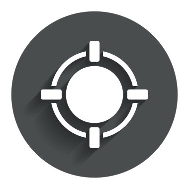 artı işareti simgesi. Hedef amaç simgesi.