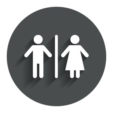 WC значок «підпис». туалет символ.