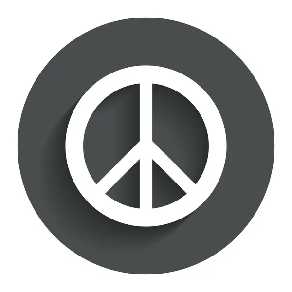 Peace-tecken-ikonen. hoppas symbol — Stock vektor