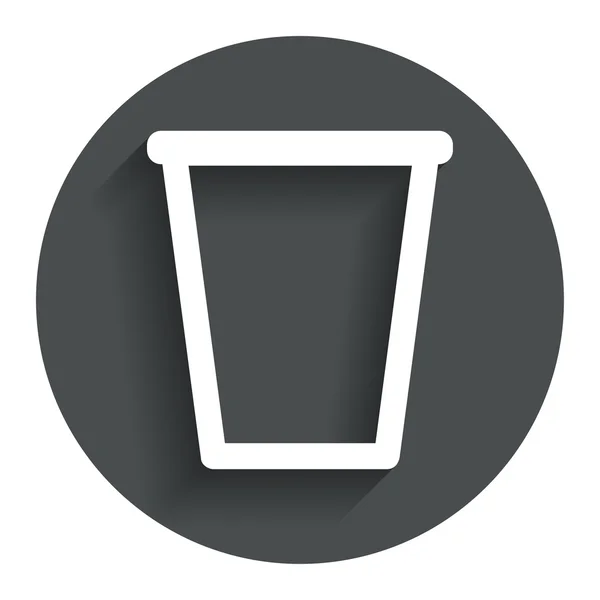 Recycle bin sign icon. Bin symbol. — Stock Vector