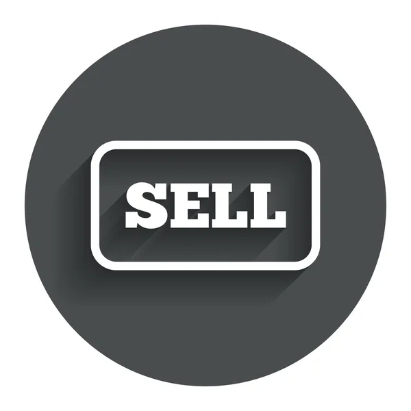 Sell sign icon. Contributor button. — Stock Vector