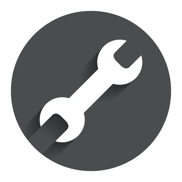 Reparera verktygsikonen tecken. tjänsten symbol. — Stock vektor