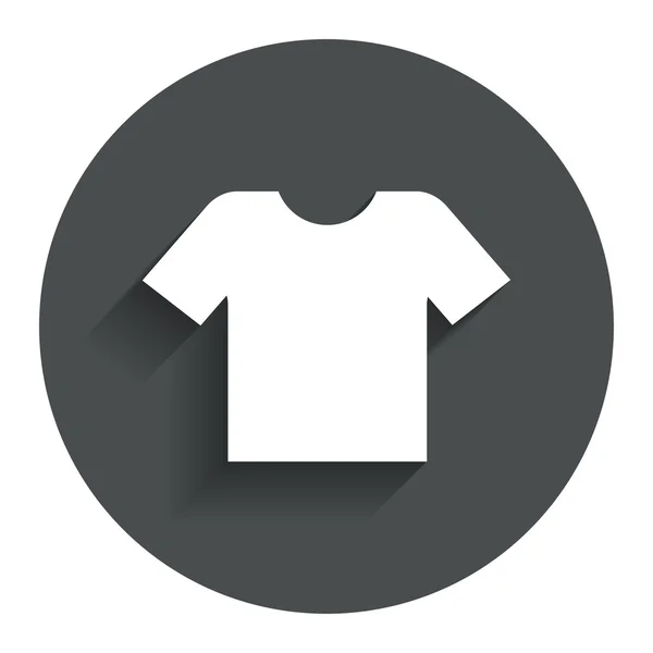 Ícone do sinal da T-shirt. Símbolo da roupa . — Vetor de Stock