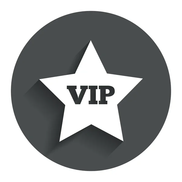 Icône de signe VIP. Symbole d'adhésion . — Image vectorielle