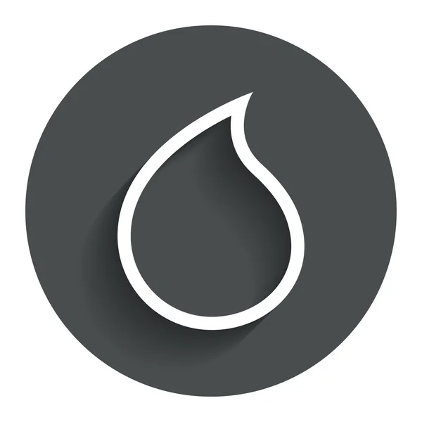 su damla işareti simgesi. simge gözyaşı.