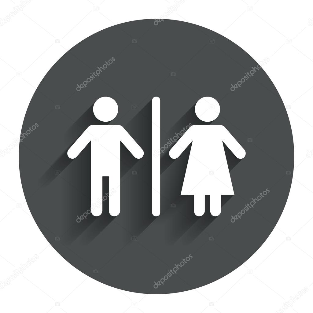 Modern Wc Vector Sign Set Wc Sign Icon Toilet Symbol Stock Vector 169 Blankstock