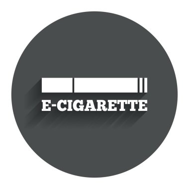 İçilmez işareti simgesi. e-sigara sembolü.