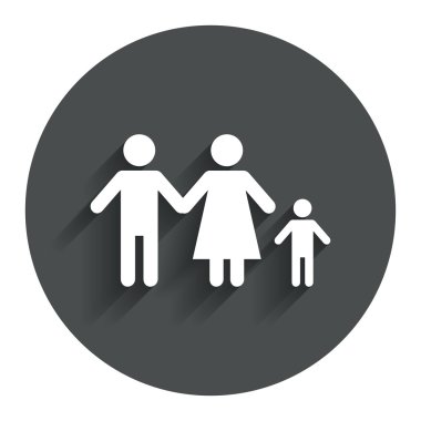 Aile çocuk işareti simgesi ile tamamlamak.
