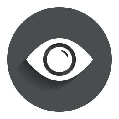 göz işareti simgesi. yayımlama içerik düğmesi.