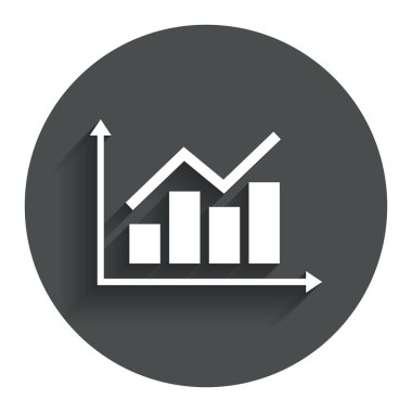 grafik grafik işareti simgesi. Diyagram simgesi.