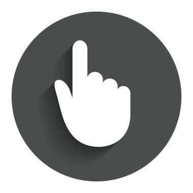 el imleç işareti simgesi. el işaretçi simgesi.