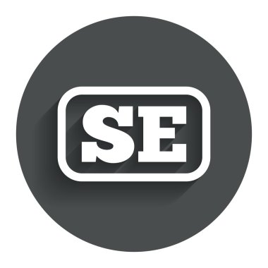 İsveççe Dil işareti simgesi. se çeviri