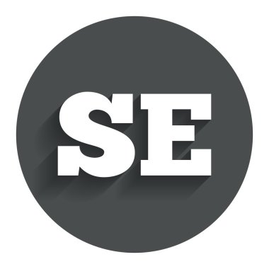 İsveççe Dil işareti simgesi. se çeviri