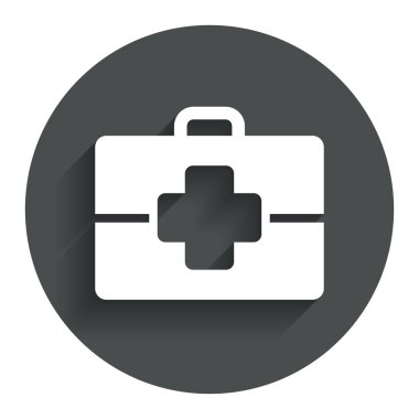 tıbbi durum işareti simgesi. Doktor sembolü.