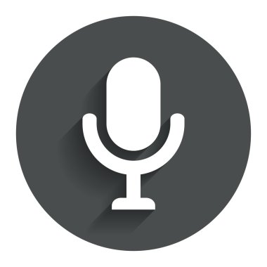 mikrofon simgesi. hoparlör simgesi. canlı müzik işareti