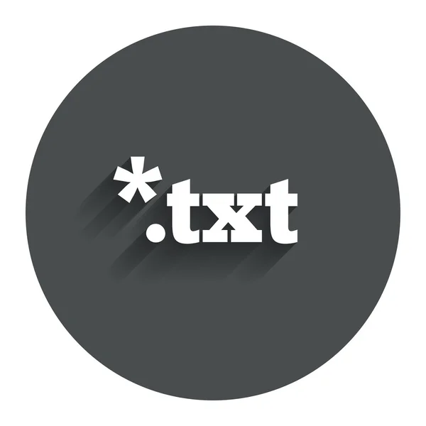 Textdatei-Symbol. txt doc button herunterladen. — Stockvektor
