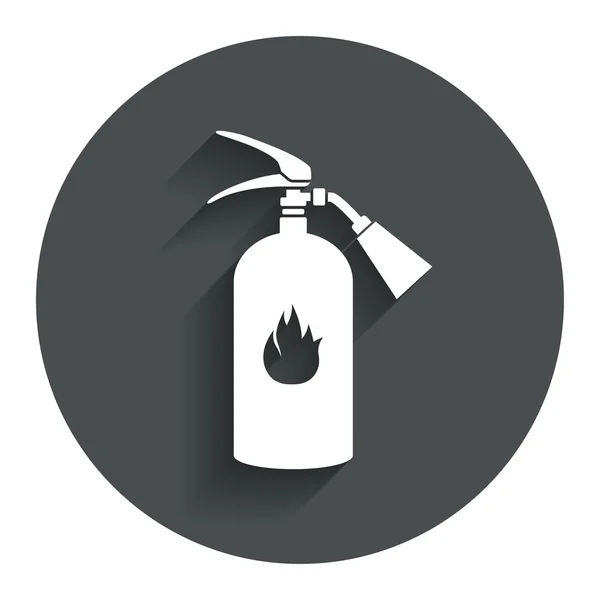 Icono de signo del extintor de incendios. Símbolo de seguridad . — Archivo Imágenes Vectoriales