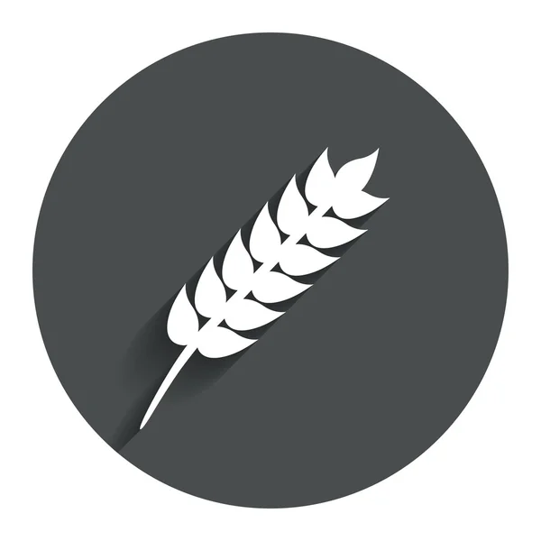 Icono de signo libre de gluten. Sin símbolo de gluten . — Archivo Imágenes Vectoriales