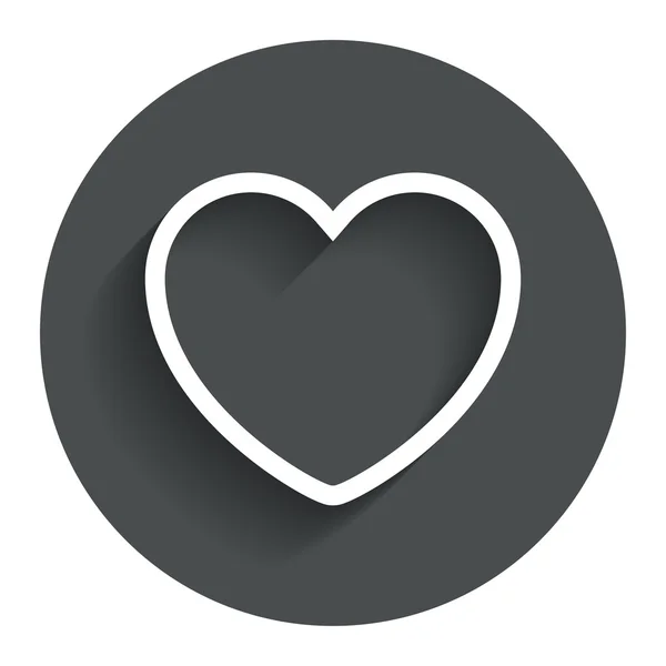 Heart sign icon. Love symbol. — Stock Vector