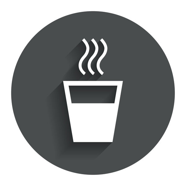 Hot water sign icon. Hot drink symbol.