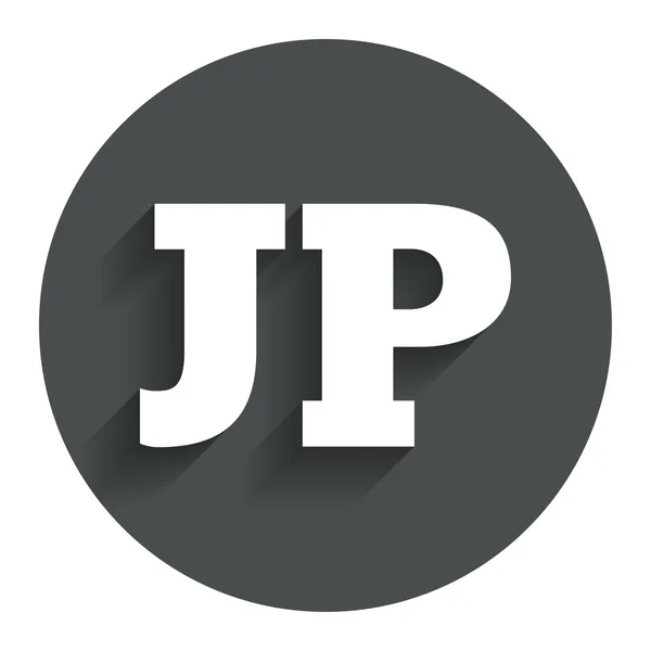 日本語の記号アイコン。jp 翻訳 — ストックベクタ