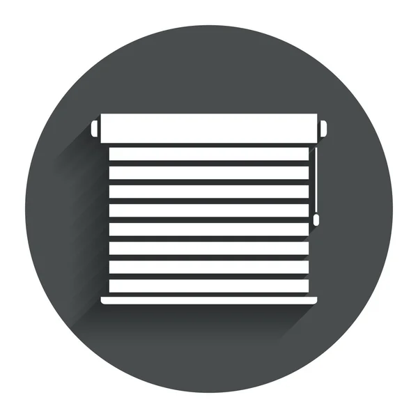 Louvers sign icon. Window blinds or jalousie. — Stock Vector