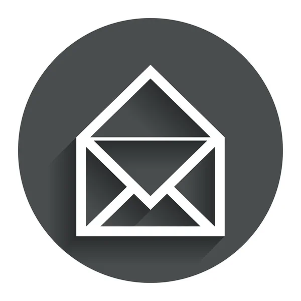 Icono de correo. Símbolo de sobre. Señal de mensaje. — Archivo Imágenes Vectoriales