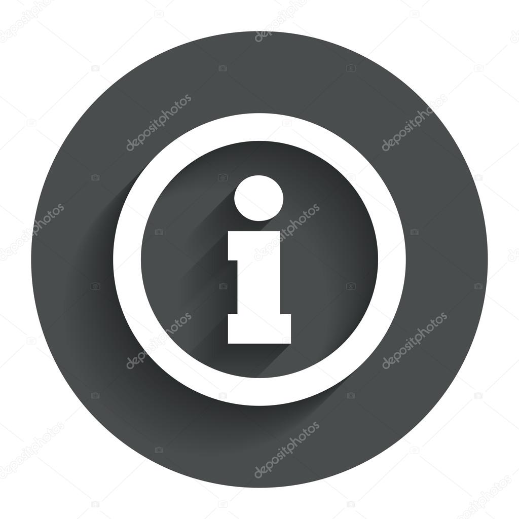 Information sign icon. Info symbol.