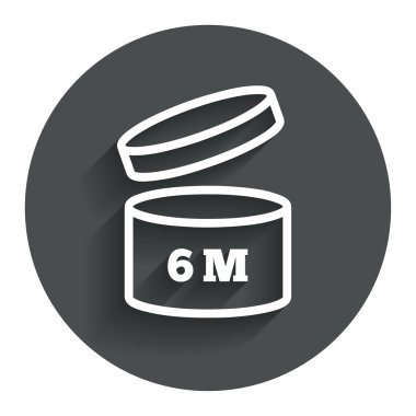 açtıktan sonra 6 ay işareti simgesini kullanın..