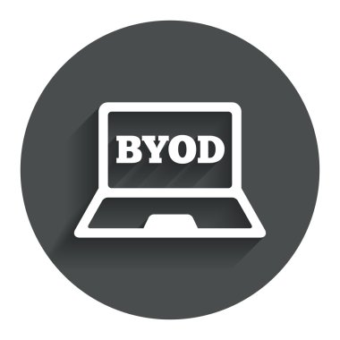 byod işareti simgesi. kendi aygıt simgesi getir.