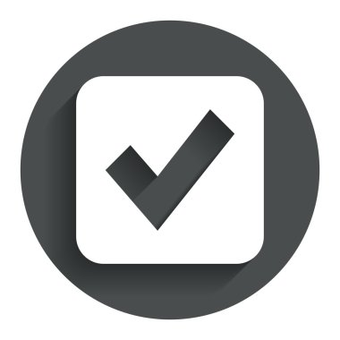 onay işareti işareti simgesi. onay kutusu düğmesini.