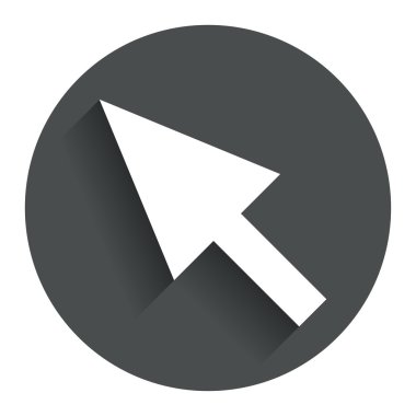 fare imlecini işareti simgesi. İşaretçi simgesi.