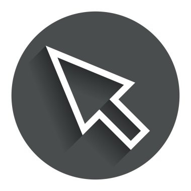 fare imlecini işareti simgesi. İşaretçi simgesi.