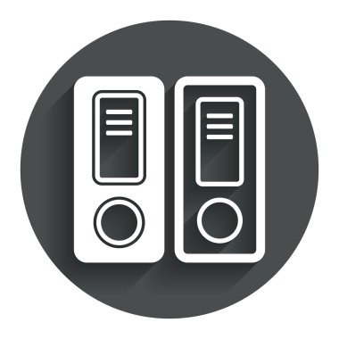 Belge klasörü işaret. Muhasebe Ciltçi simgesi.