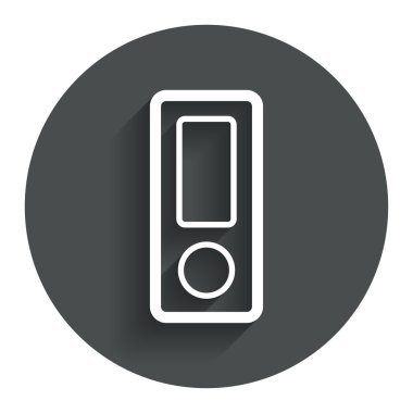 Belge klasörü işaret. Muhasebe Ciltçi simgesi.