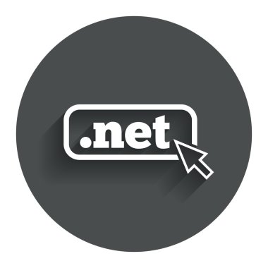 etki alanı net işareti simgesi. üst düzey Internet etki alanı