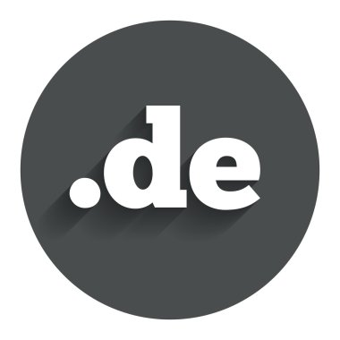 etki de işareti simgesi. üst düzey Internet etki alanı