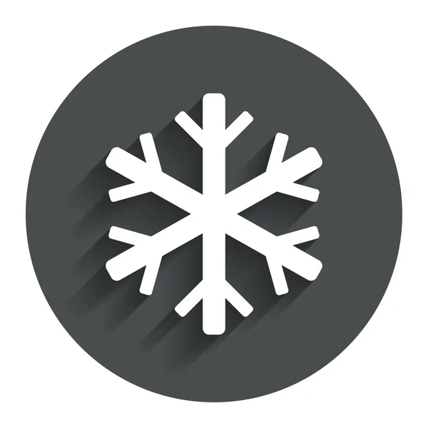 Snowflake sign icon. Air conditioning symbol. — Stock Vector