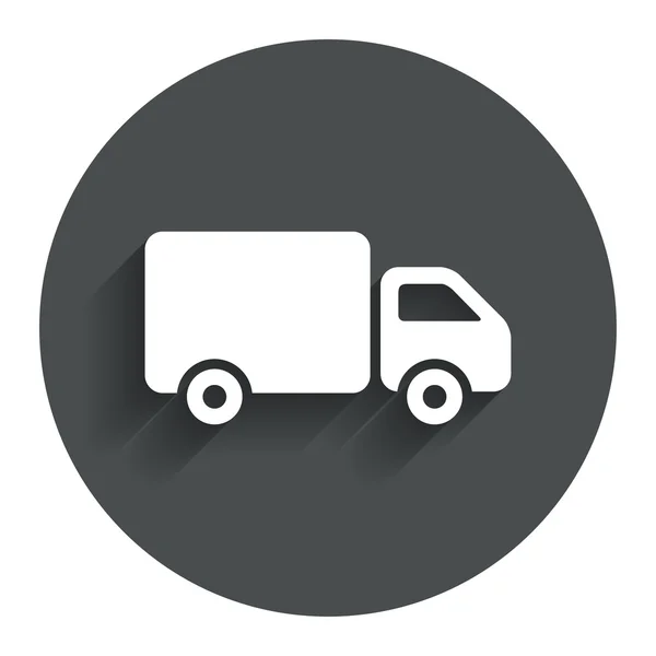 Delivery truck sign icon. Cargo van symbol. — Stock Vector