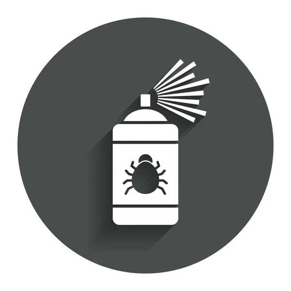 Ícone de sinal de desinfecção de bugs. Símbolo de fumigação . — Vetor de Stock