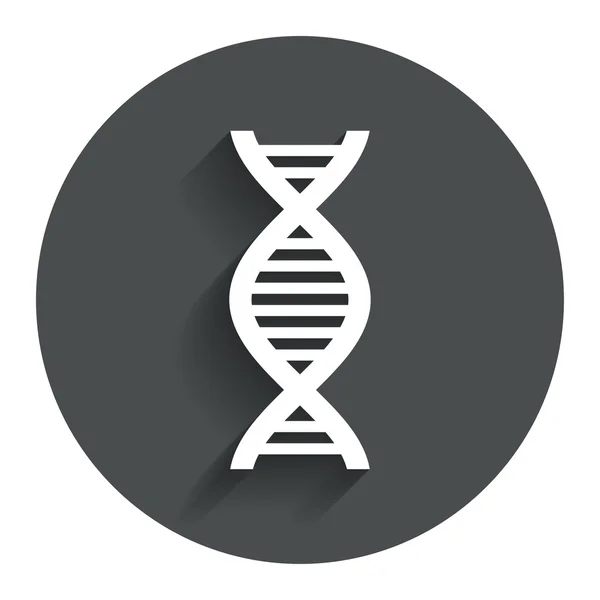 Ikona podepsat DNA. deoxyribonukleové kyseliny symbol. — Stockový vektor