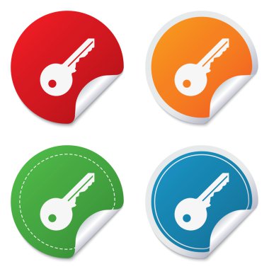 anahtar işareti simgesi. Araç simgesine kilidini.