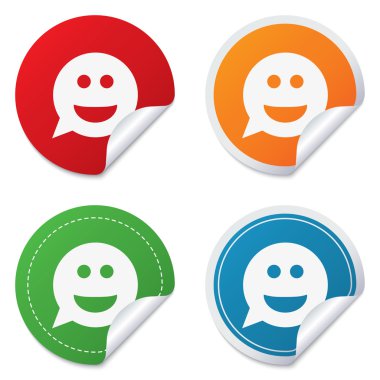 gülümsemek yüz işareti simgesi. gülen yüz simgesi.