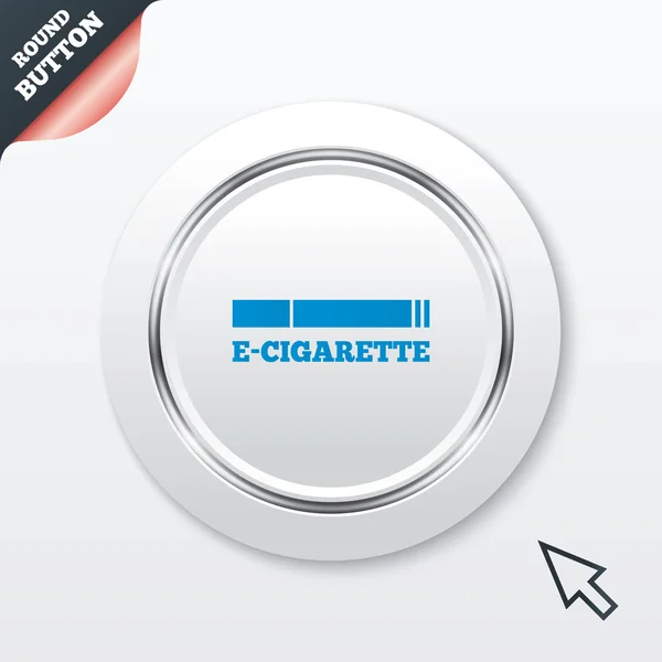Kouření znamení ikona. e cigareta symbol. — Stockový vektor