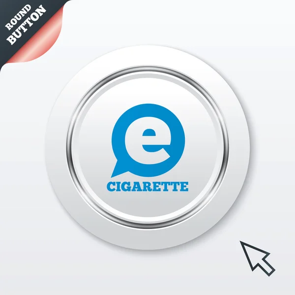 Rookvrije teken pictogram. e-sigaret symbool. — Stockvector