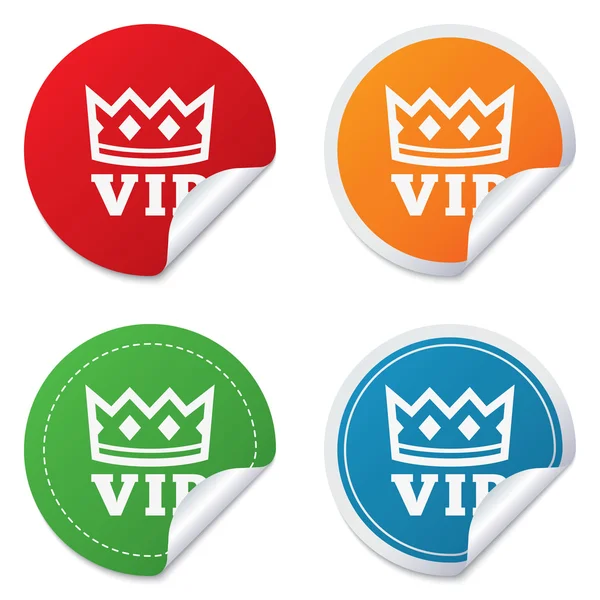 Vip sign icon. Membership symbol. — Stock Vector