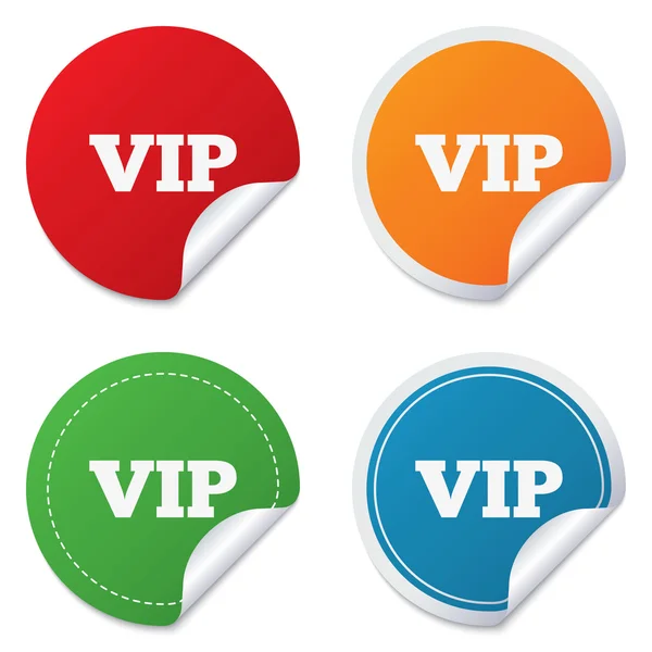 VIP-teken pictogram. lidmaatschap symbool. — Stockvector