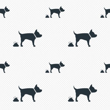 dışkı simgesini işaret. Evcil hayvan sembolü sonra temizle.