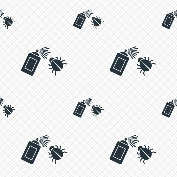 Bug icône de signe de désinfection. symbole de fumigation . — Image vectorielle