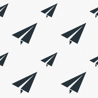 Kağıt Uçak işareti. uçak sembolü. seyahat etmek simge.